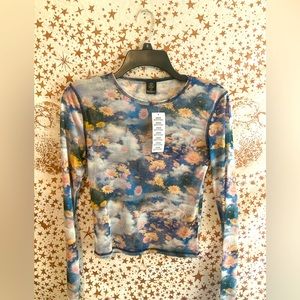 UO Sheer Crop Top
